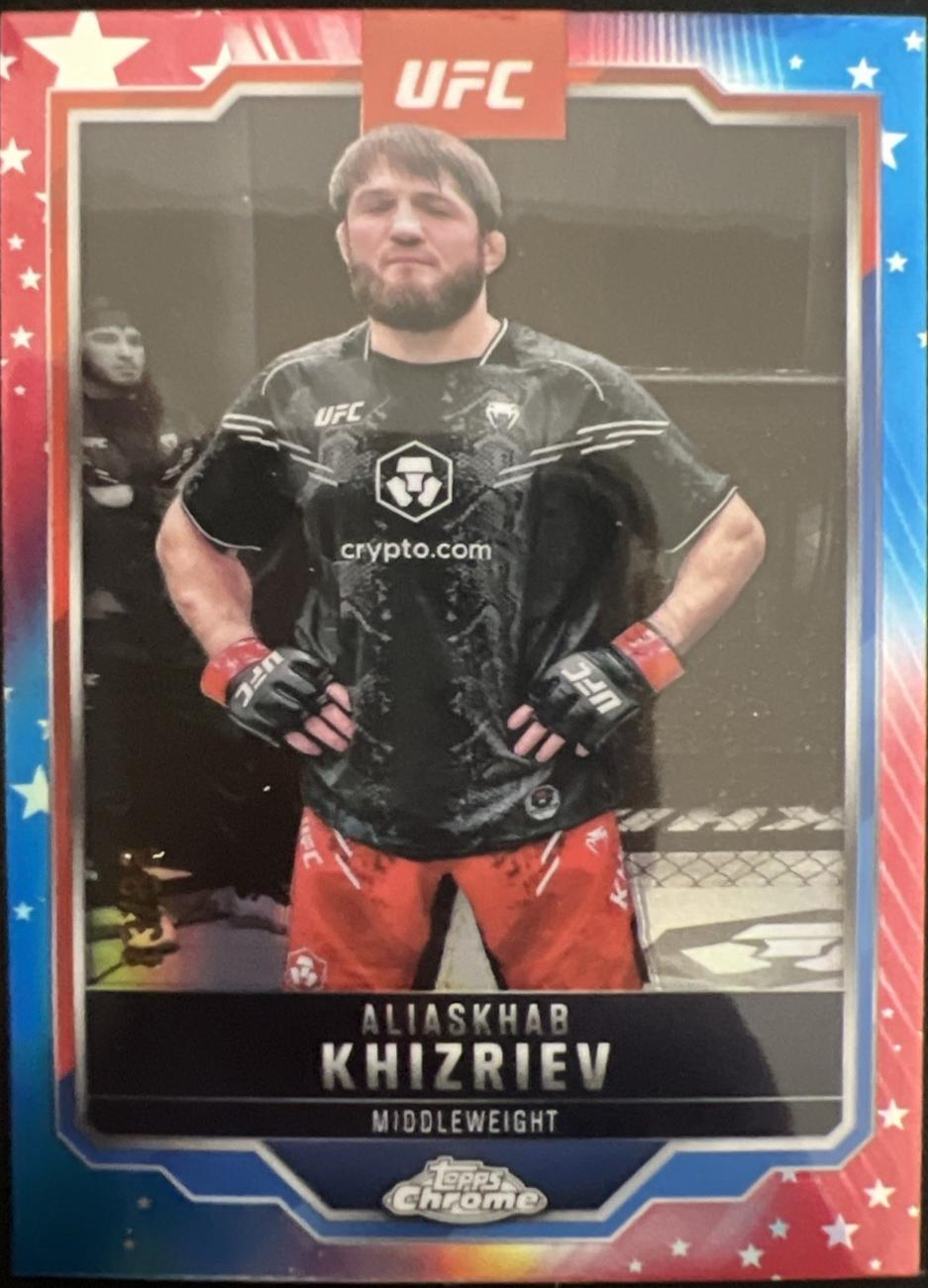 Aliaskhab Khizriev [Red White Blue Refractor] #196
