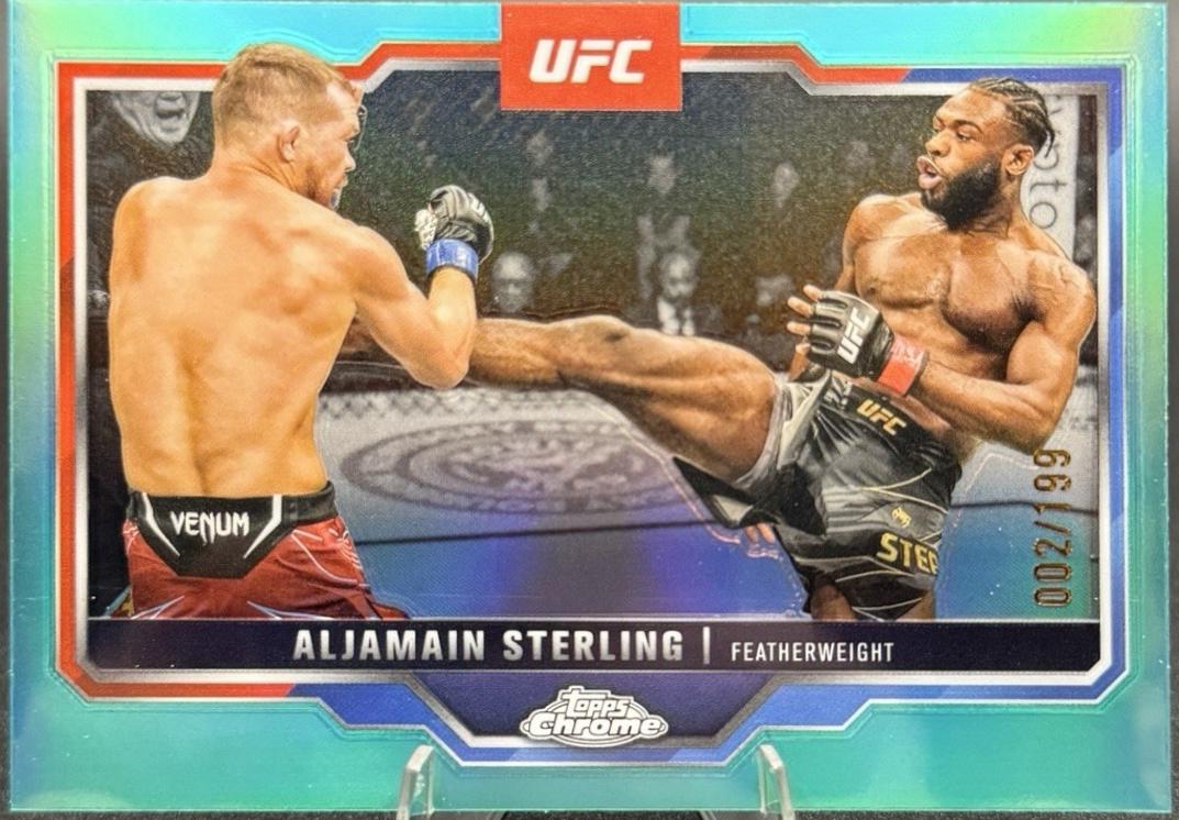 Aljamain Sterling [Aqua Refractor] #64