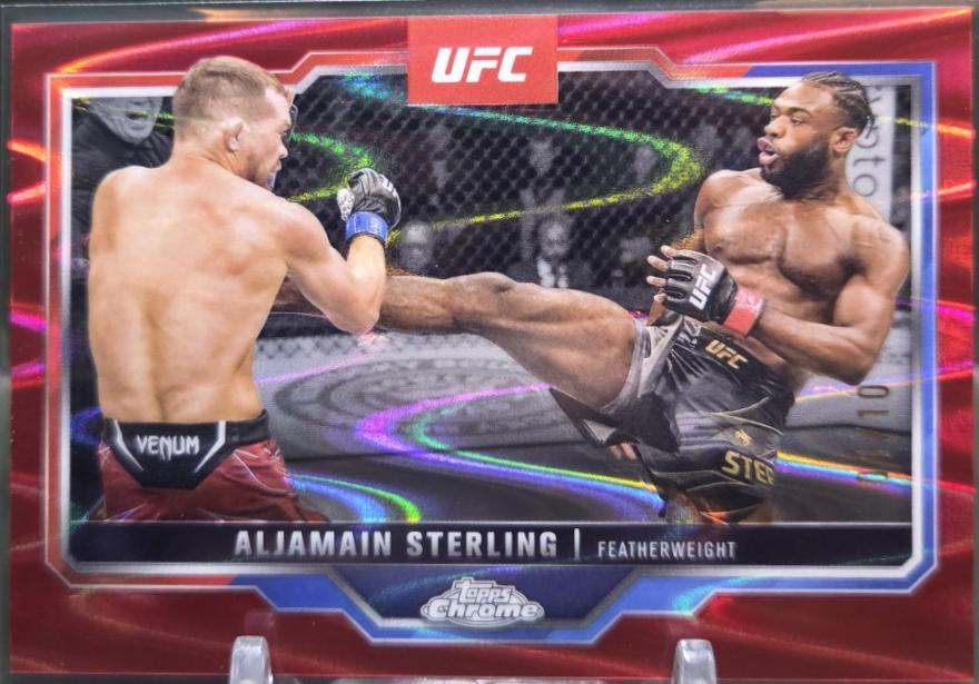 Aljamain Sterling [Black Refractor] #64