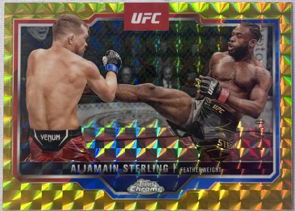 Aljamain Sterling [Gold Geometric Refractor] #64