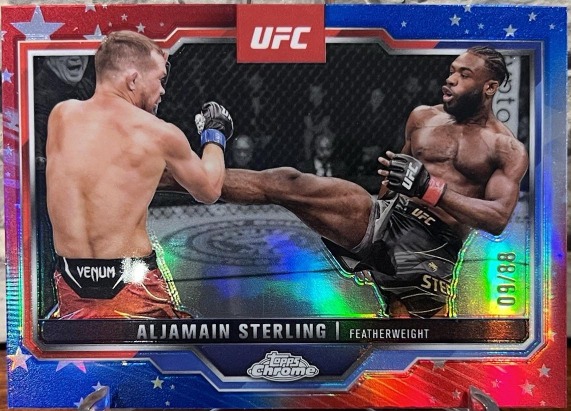 Aljamain Sterling [Red Blue Refractor] #64