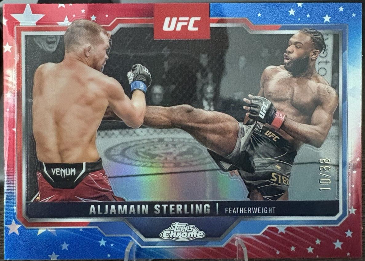 Aljamain Sterling [Red White Blue Refractor] #64