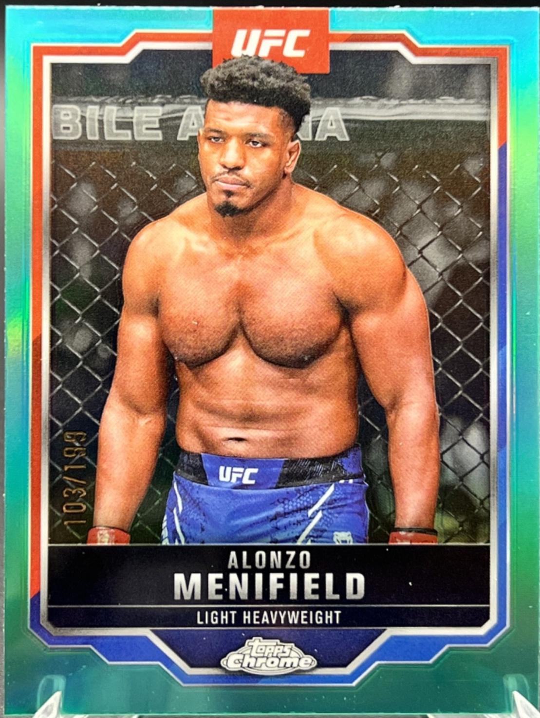 Alonzo Menifield [Aqua Refractor] #159