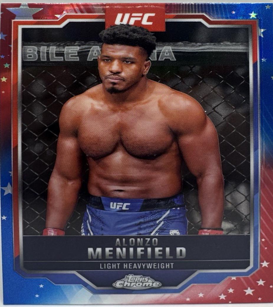 Alonzo Menifield [Red Blue Refractor] #159