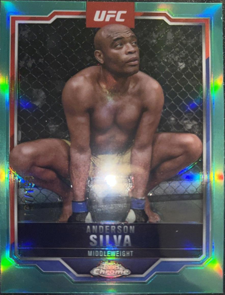 Anderson Silva [Aqua Refractor] #44
