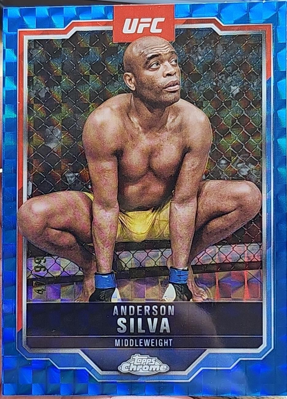 Anderson Silva [Blue Geometric Refractor] #44