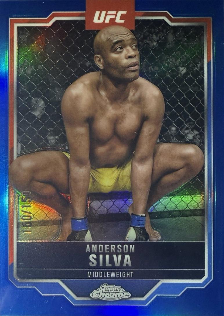 Anderson Silva [Blue Refractor] #44