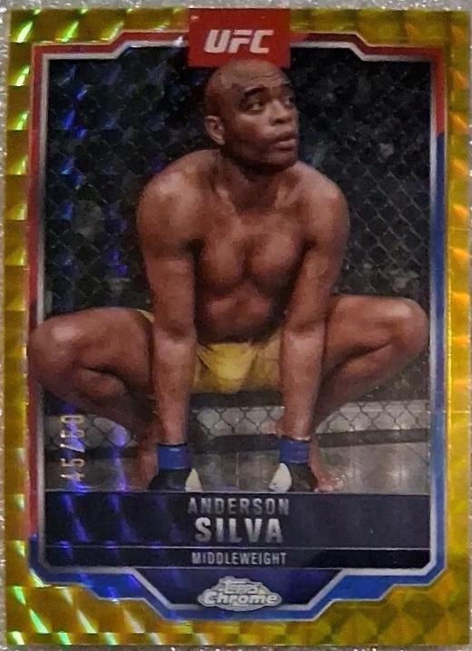 Anderson Silva [Gold Geometric Refractor] #44