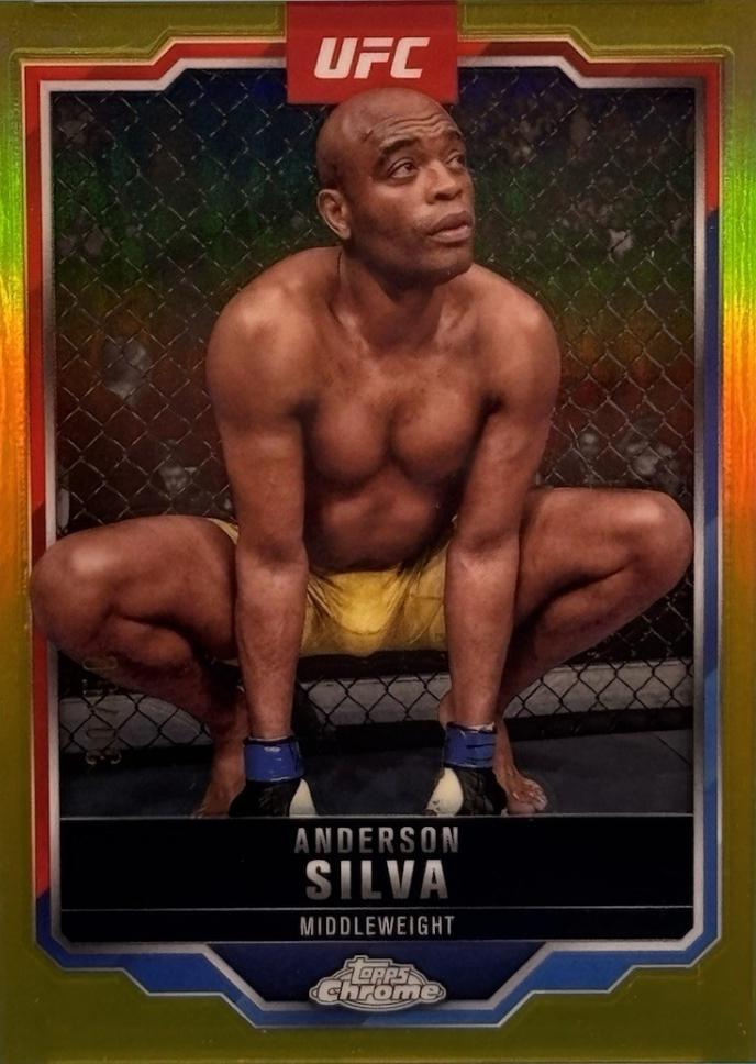 Anderson Silva [Gold Refractor] #44