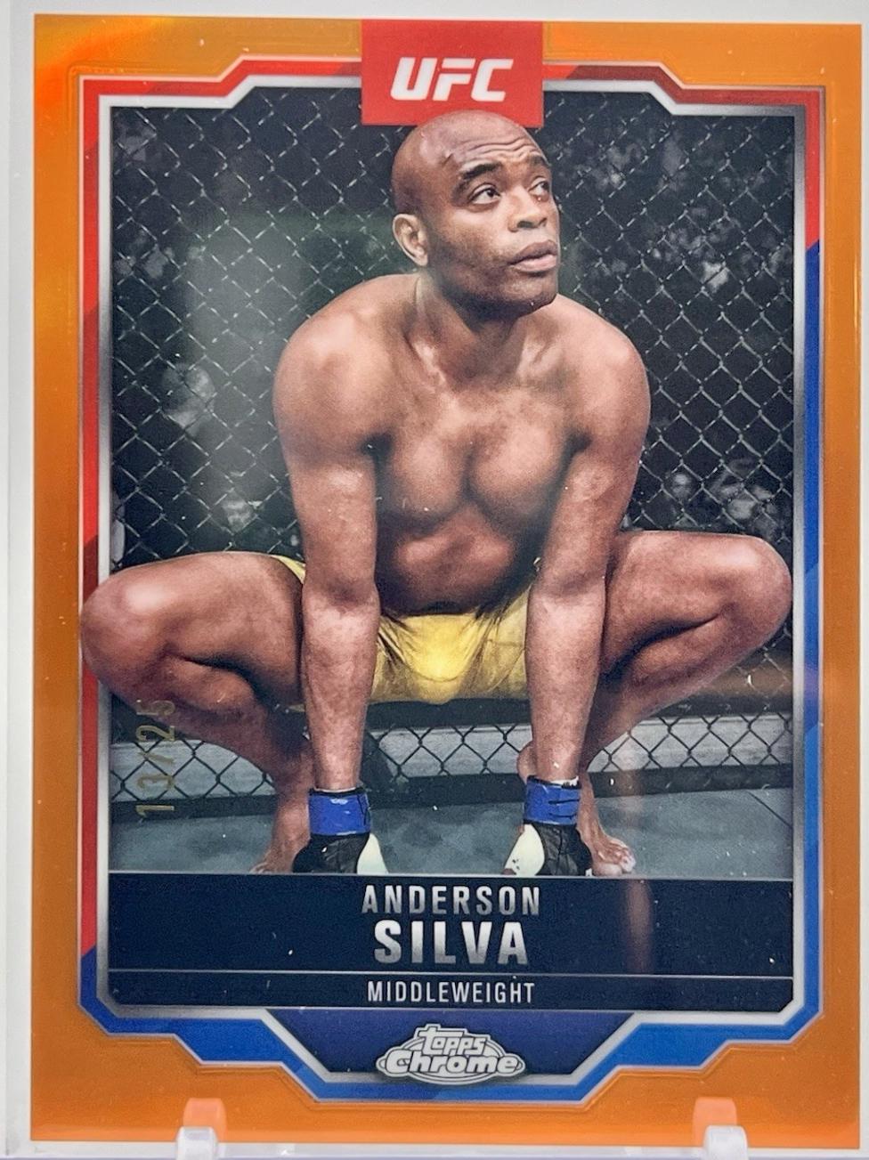 Anderson Silva [Orange Refractor] #44