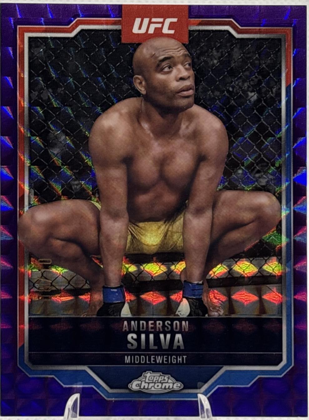 Anderson Silva [Purple Geometric Refractor] #44