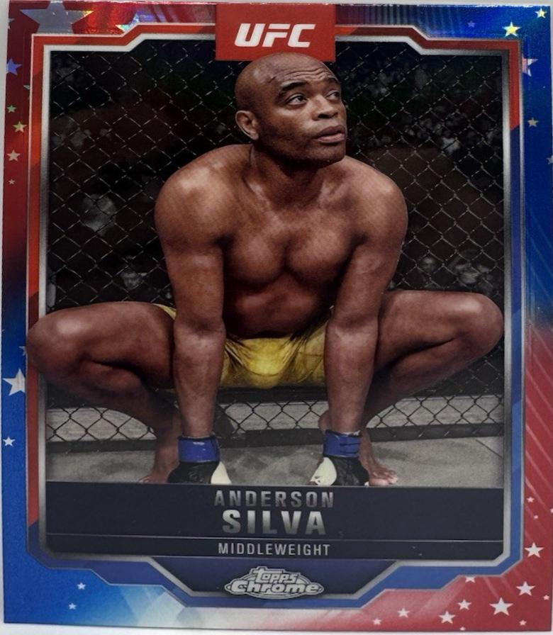 Anderson Silva [Red Blue Refractor] #44
