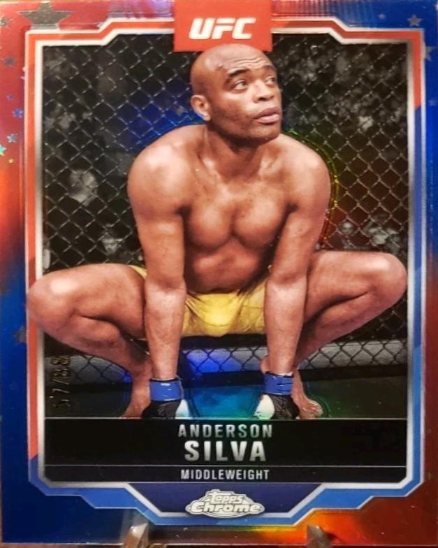 Anderson Silva [Red White Blue Refractor] #44