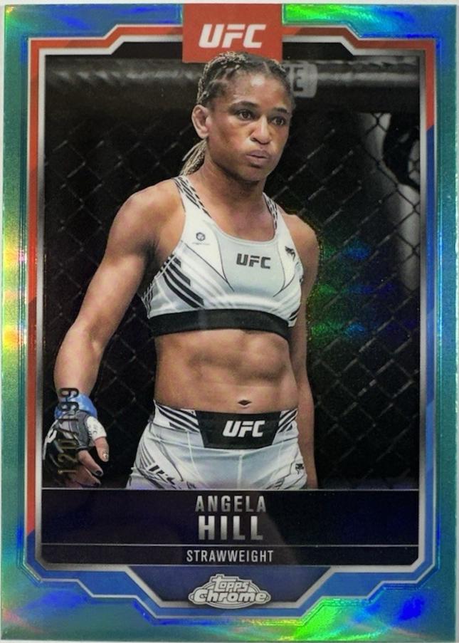 Angela Hill [Aqua Refractor] #124