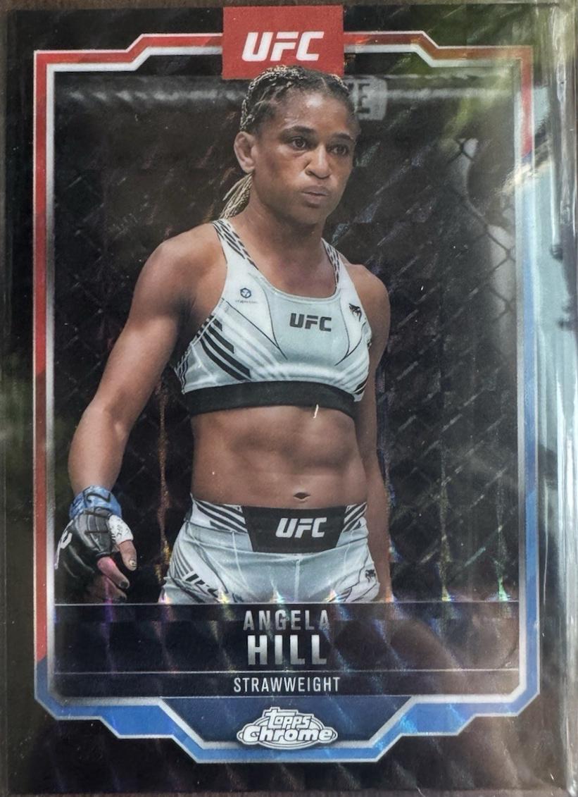 Angela Hill [Black Geometric Refractor] #124