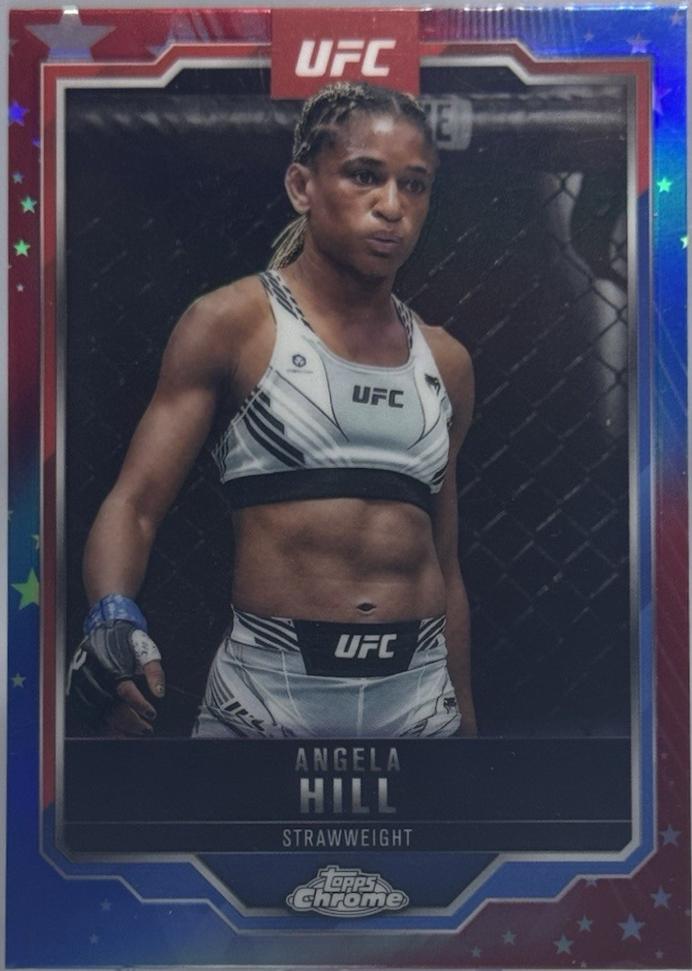 Angela Hill [Red White Blue Refractor] #124