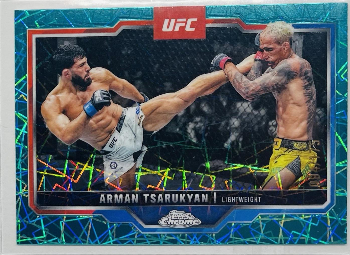 Arman Tsarukyan [Teal Lazer Refractor] #94