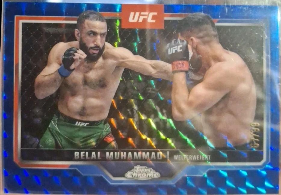 Belal Muhammad [Blue Geometric Refractor] #126