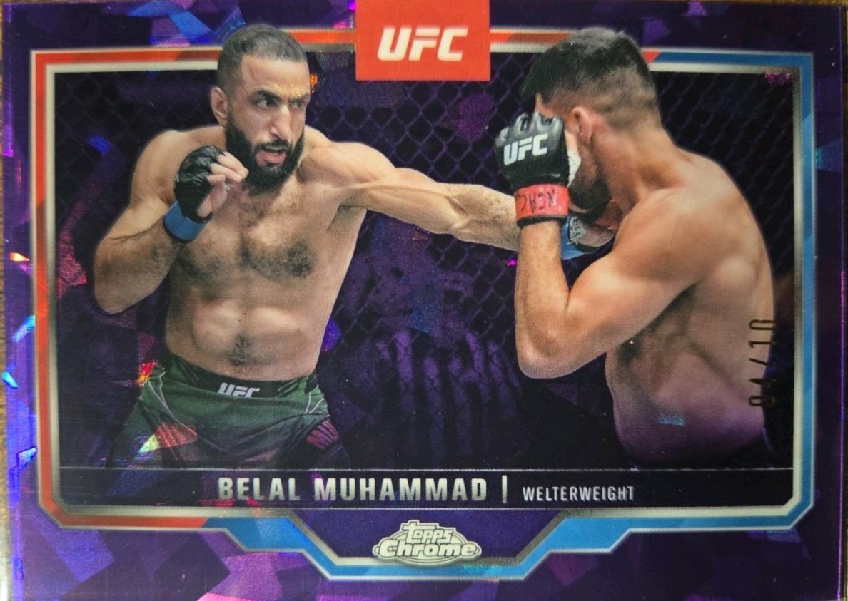 Belal Muhammad [Purple Geometric Refractor] #126