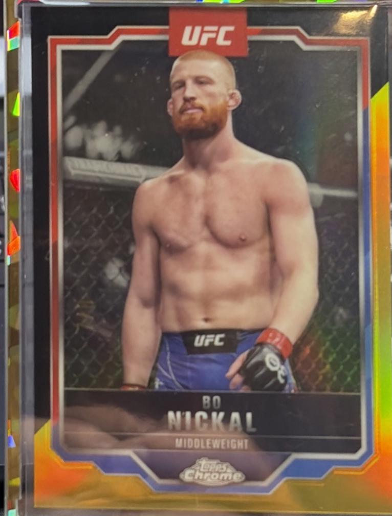 Bo Nickal [Black Gold Refractor] #76