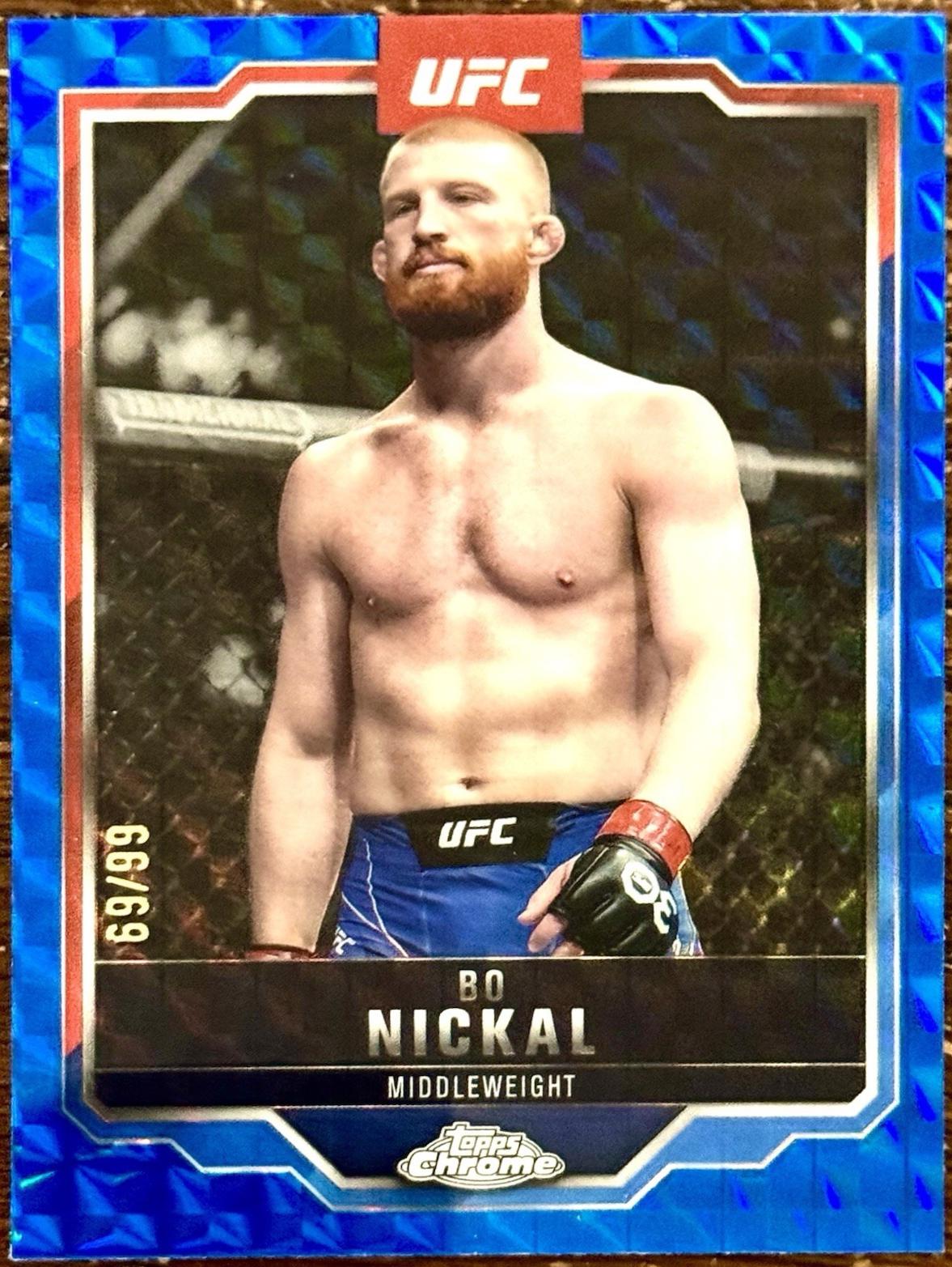 Bo Nickal [Blue Geometric Refractor] #76