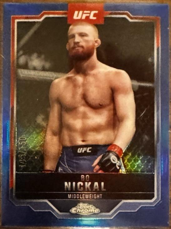 Bo Nickal [Blue Refractor] #76