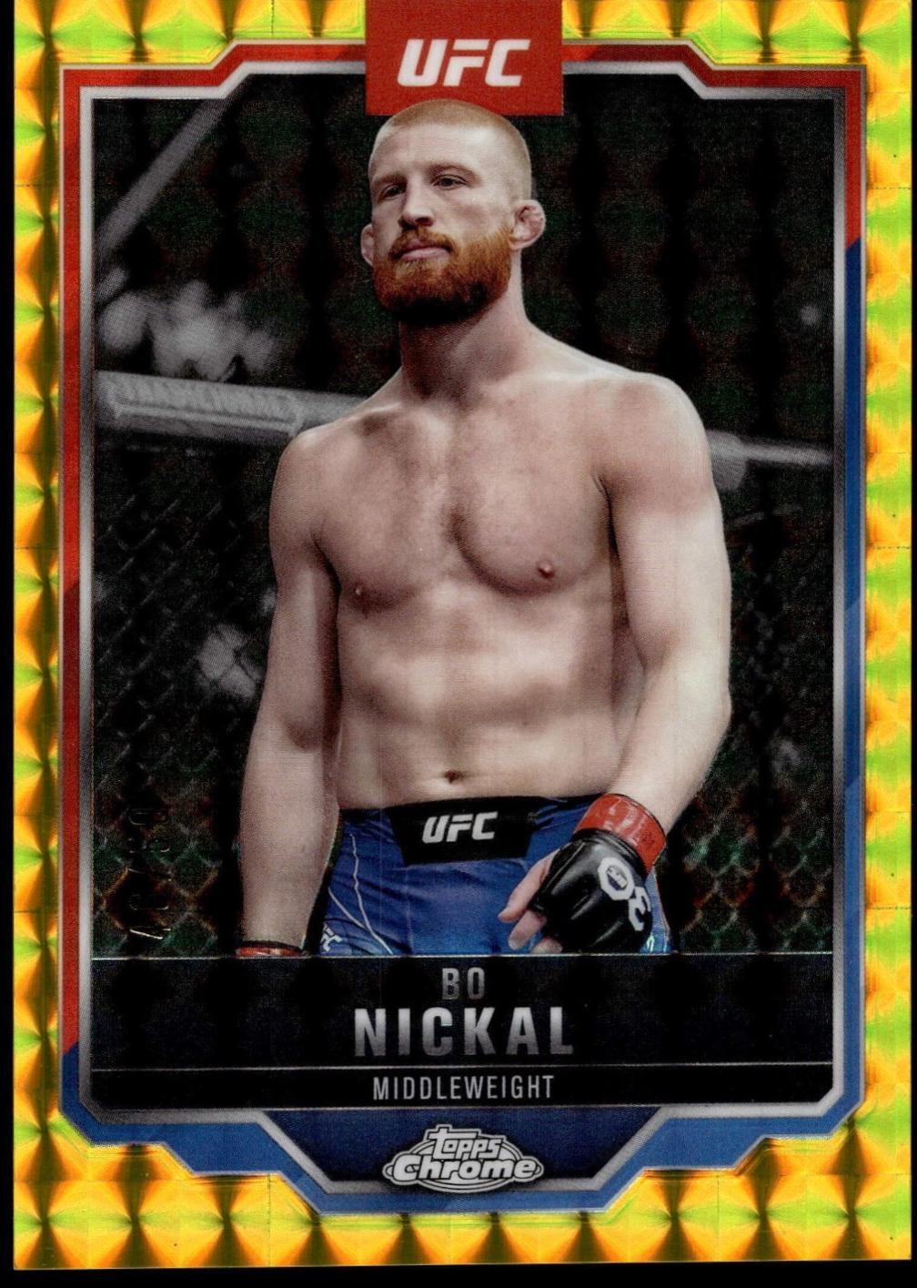 Bo Nickal [Gold Geometric Refractor] #76