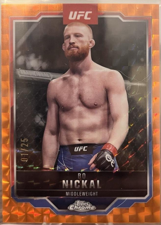 Bo Nickal [Orange Geometric Refractor] #76