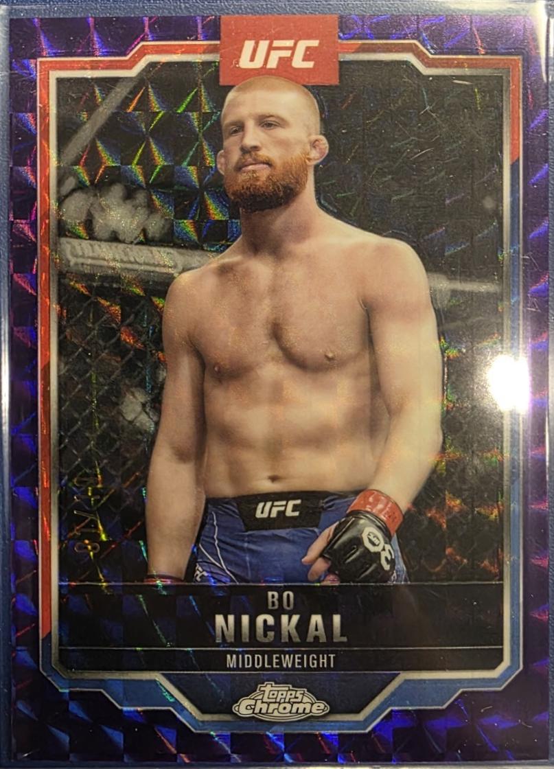 Bo Nickal [Purple Geometric Refractor] #76
