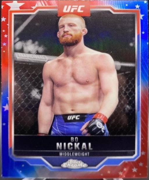 Bo Nickal [Red Blue Refractor] #76