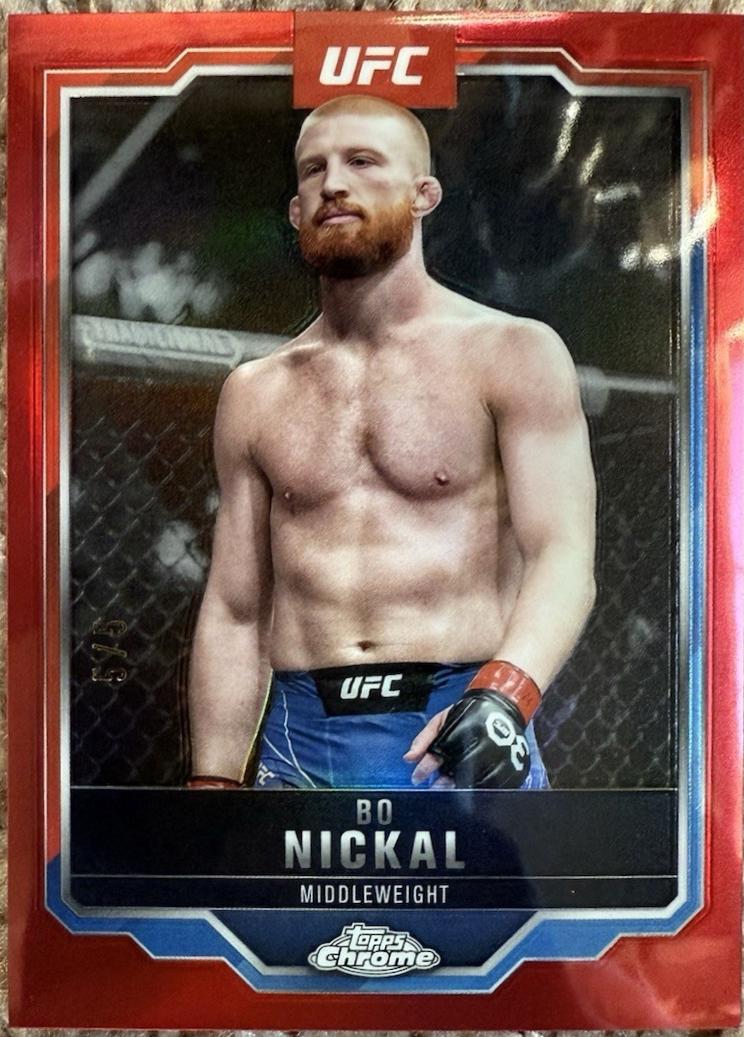 Bo Nickal [Red Refractor] #76