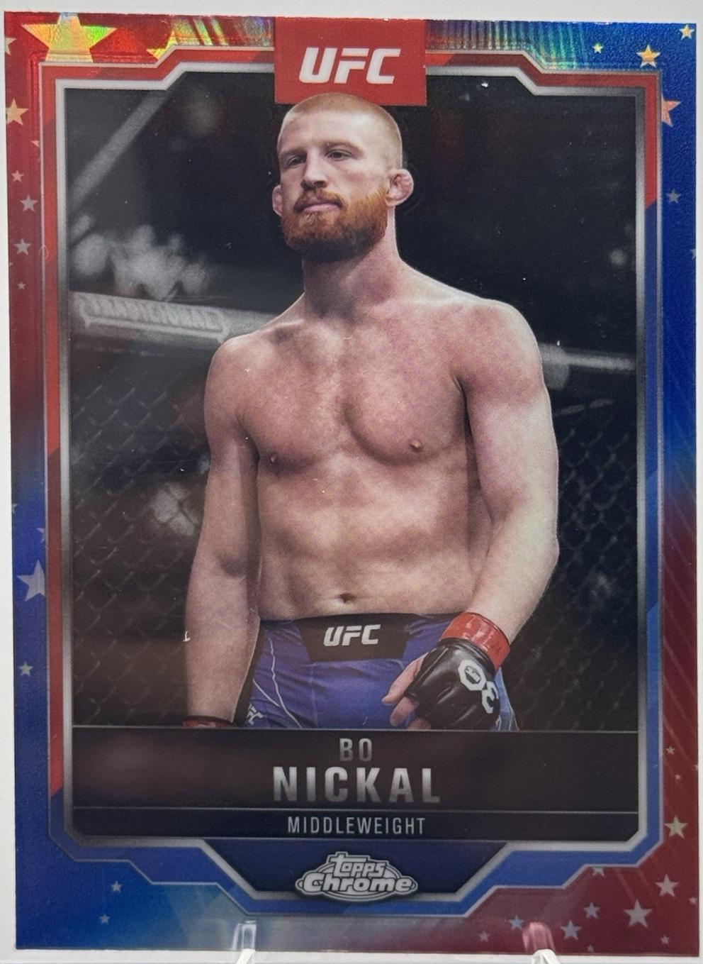 Bo Nickal [Red White Blue Refractor] #76