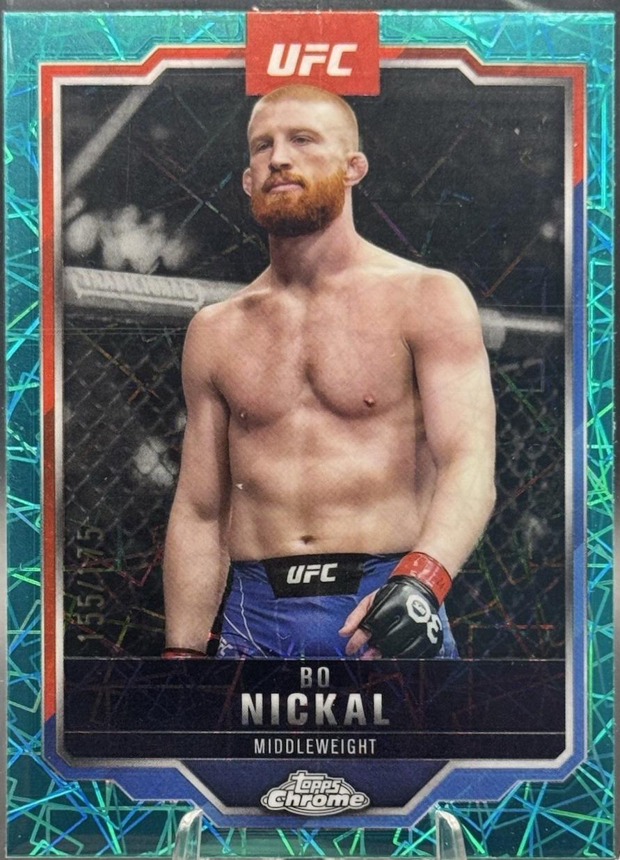 Bo Nickal [Teal Lazer Refractor] #76
