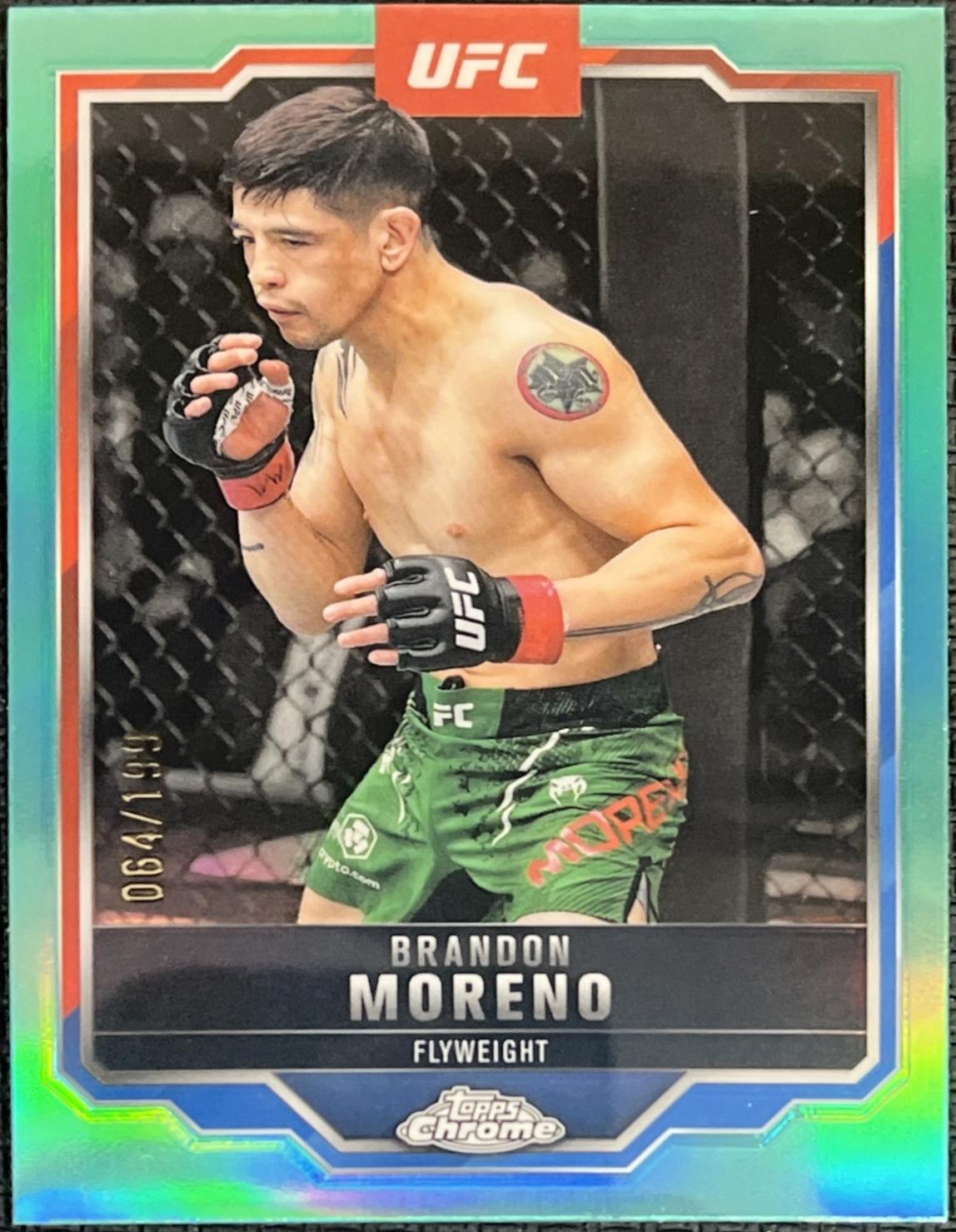 Brandon Moreno [Aqua Refractor] #46