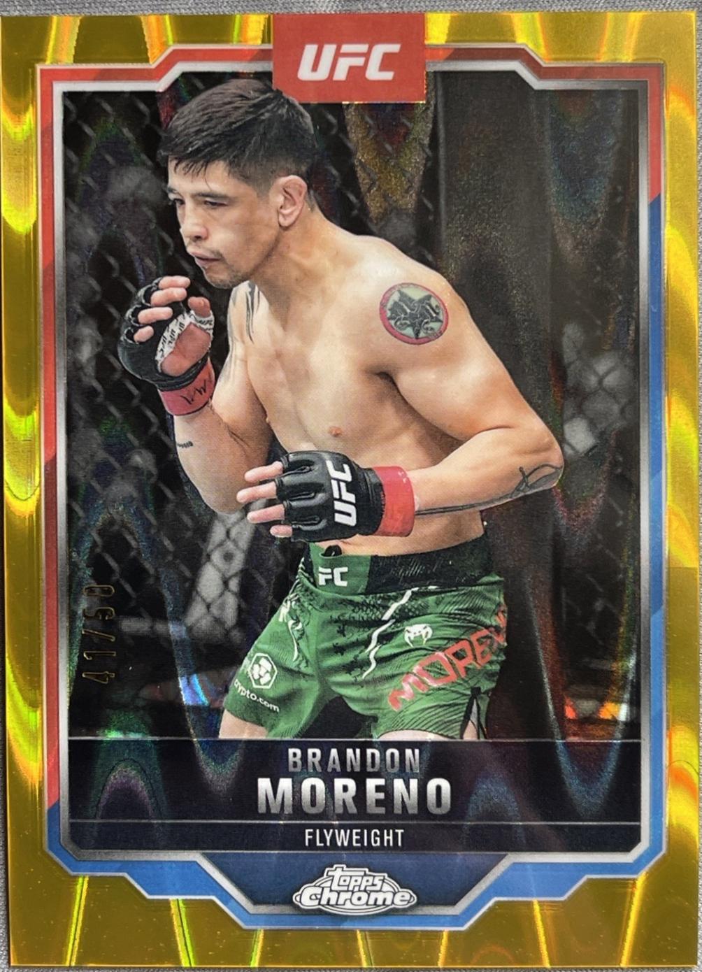 Brandon Moreno [Gold Refractor] #46