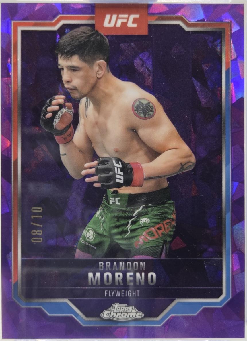 Brandon Moreno [Purple Geometric Refractor] #46