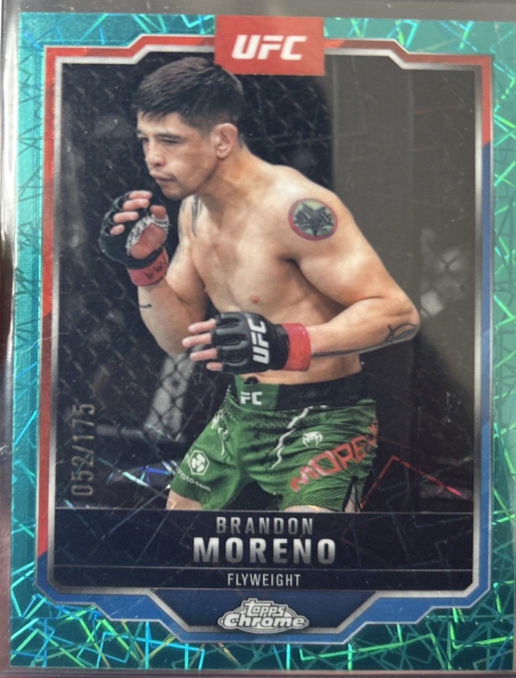 Brandon Moreno [Teal Lazer Refractor] #46
