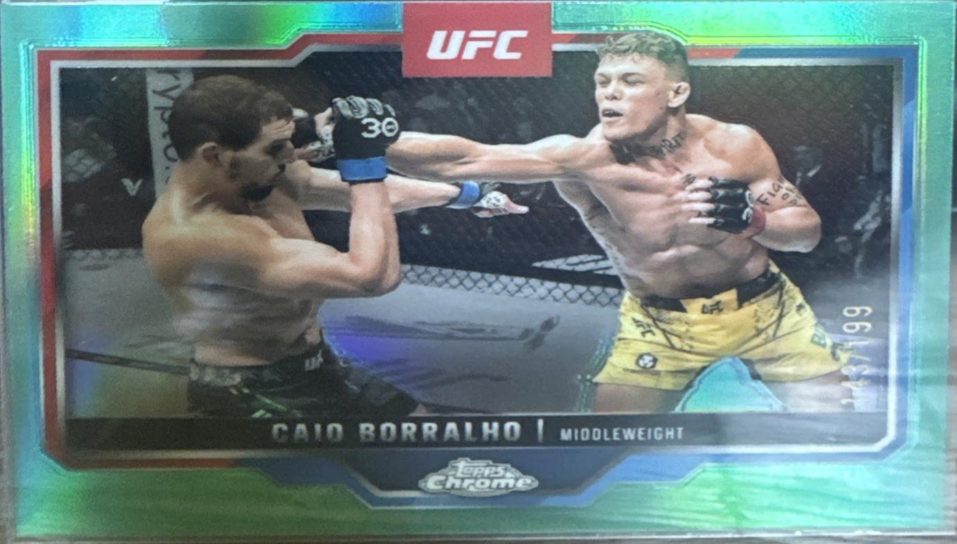 Caio Borralho [Aqua Refractor] #49