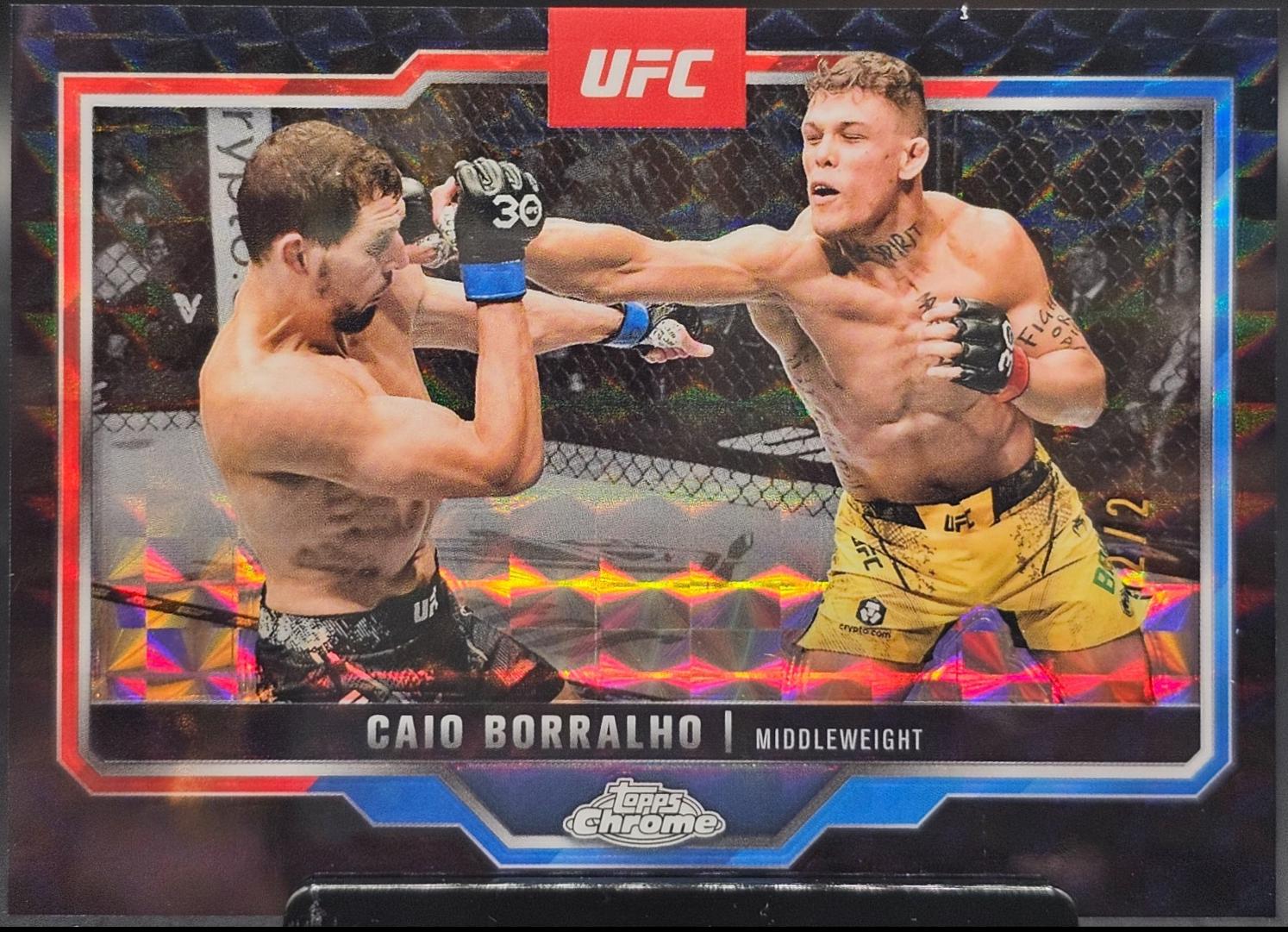 Caio Borralho [Black Geometric Refractor] #49