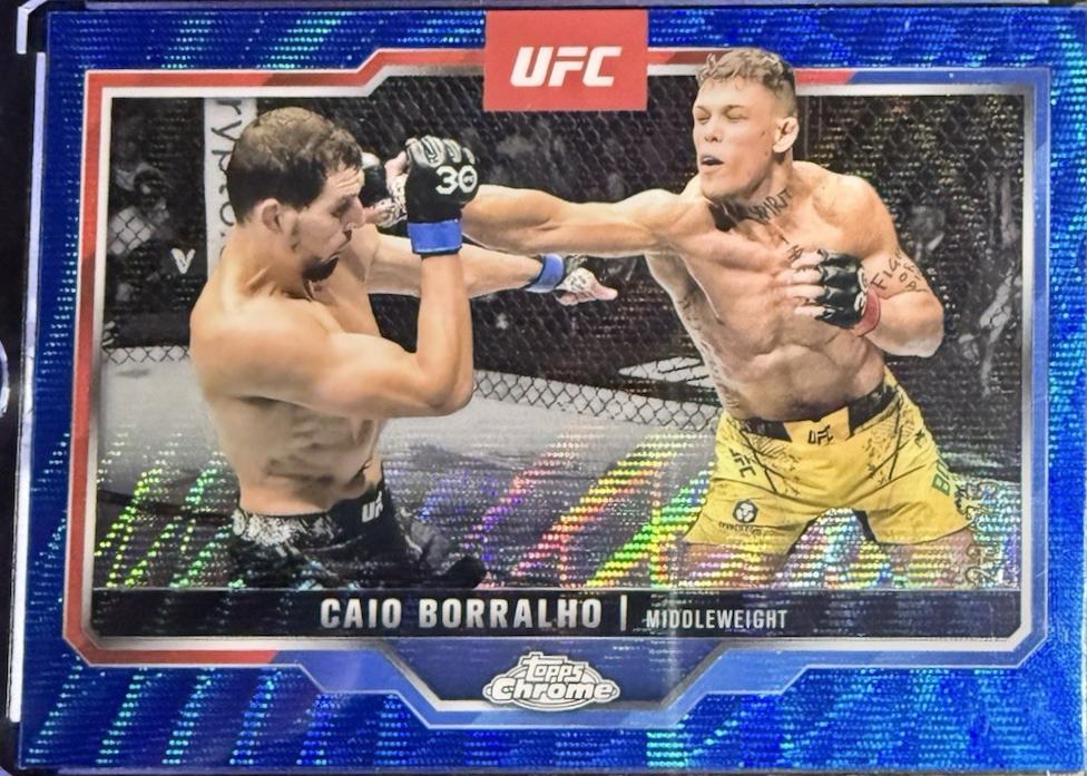 Caio Borralho [Blue Wave Refractor] #49