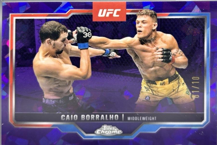 Caio Borralho [Purple Geometric Refractor] #49
