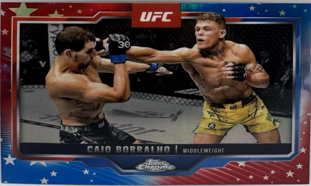 Caio Borralho [Red Blue Refractor] #49