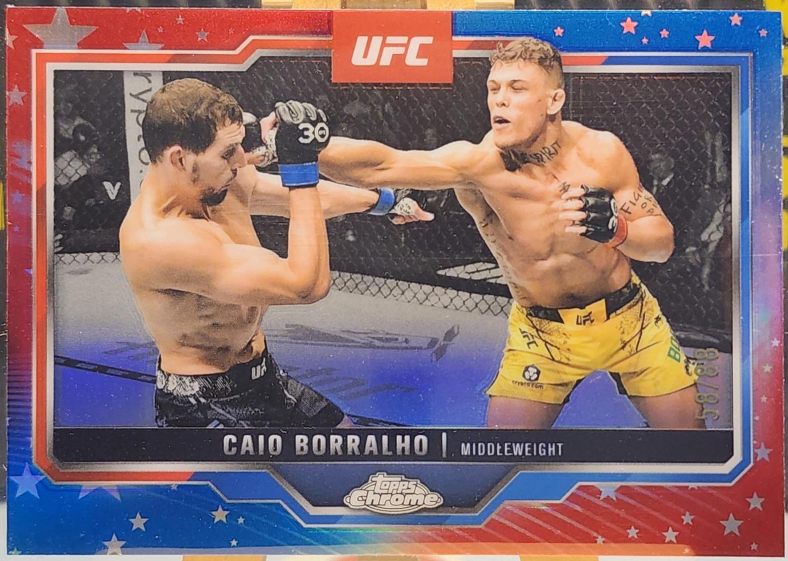 Caio Borralho [Red White Blue Refractor] #49