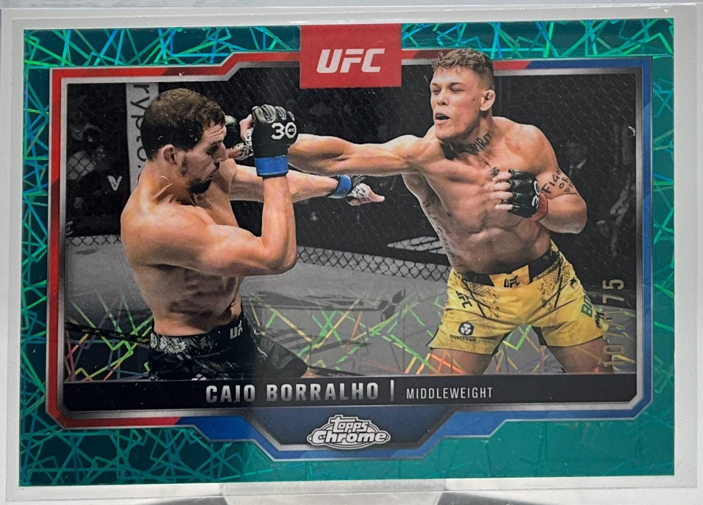 Caio Borralho [Teal Lazer Refractor] #49