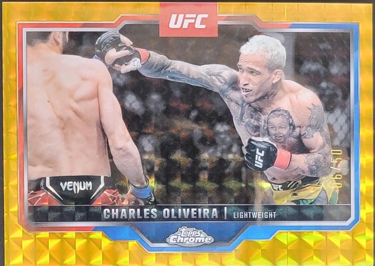 Charles Oliveira [Gold Geometric Refractor] #54