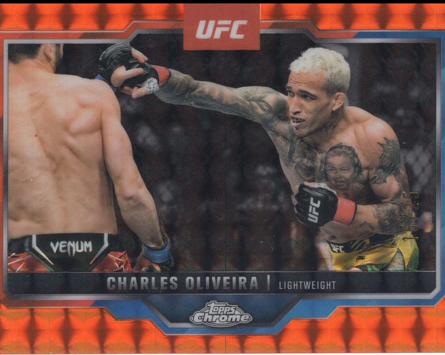 Charles Oliveira [Orange Geometric Refractor] #54