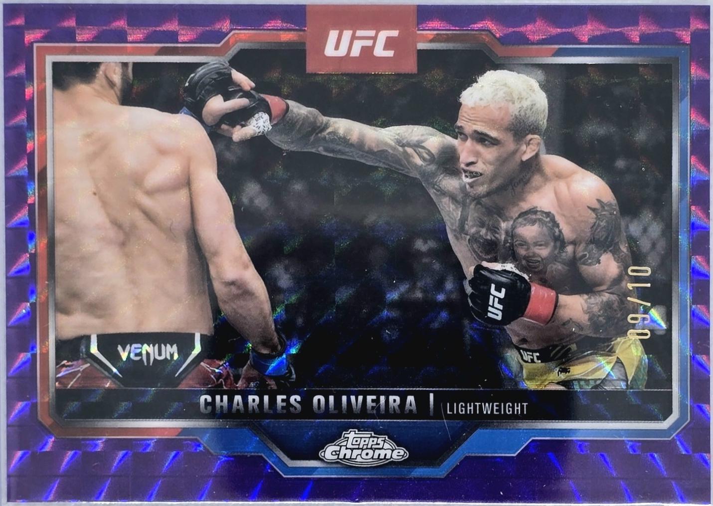 Charles Oliveira [Purple Geometric Refractor] #54