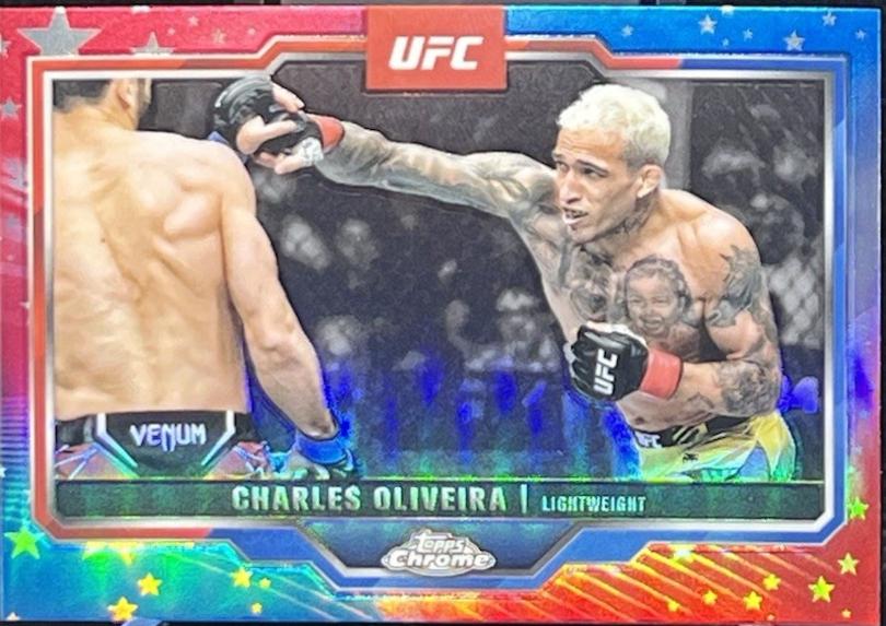 Charles Oliveira [Red Blue Refractor] #54