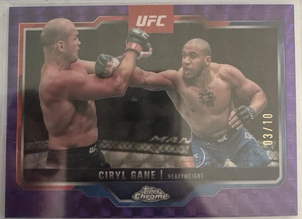 Ciryl Gane [Purple Geometric Refractor] #33