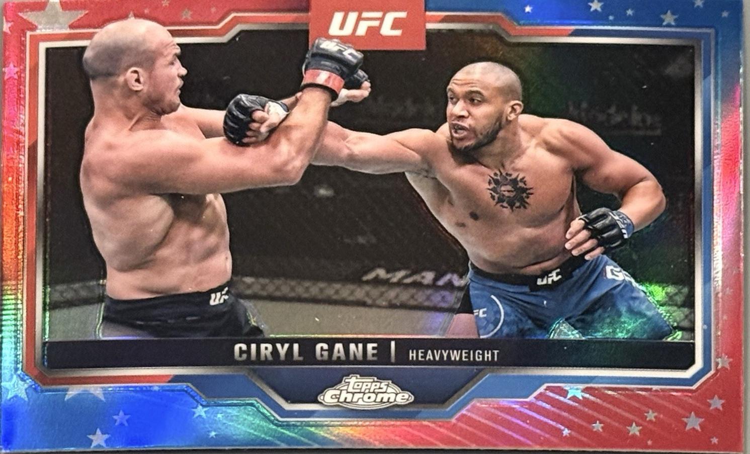 Ciryl Gane [Red White Blue Refractor] #33